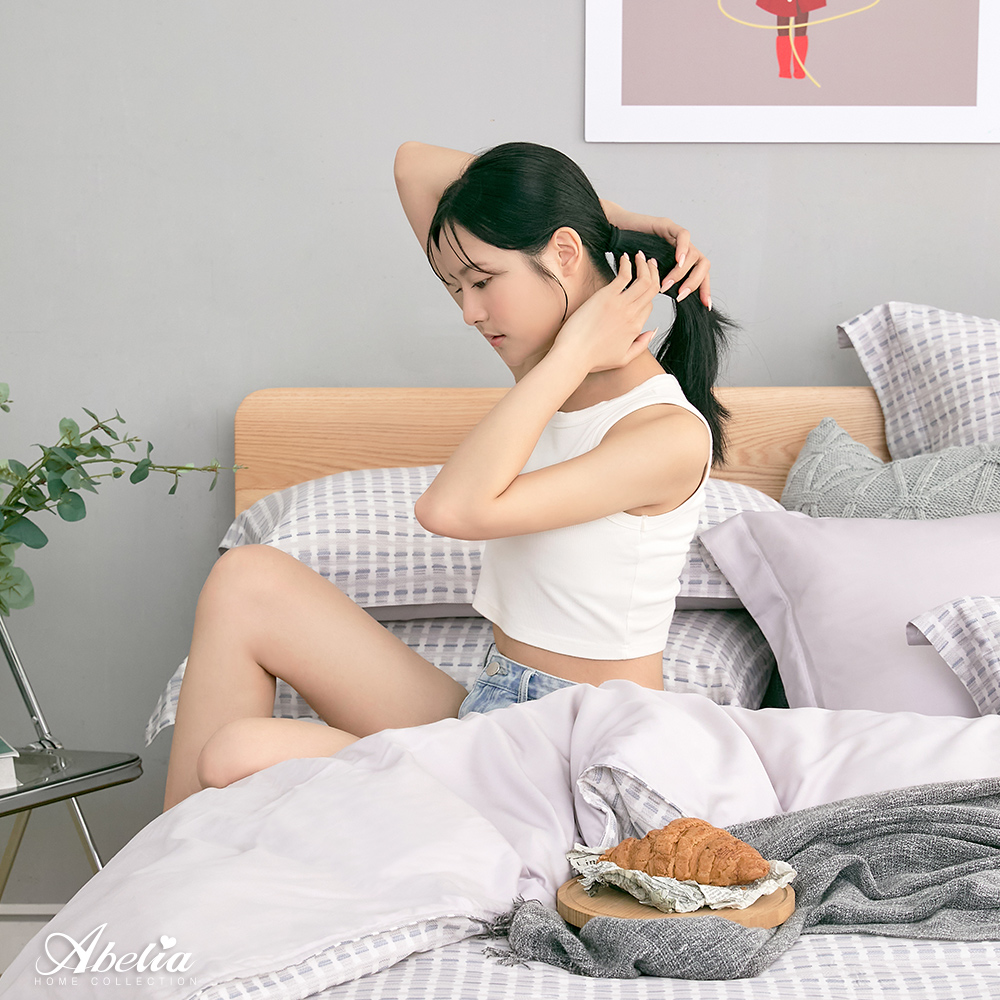 簡墨如序 | 雙人天絲木漿四件式兩用被床包組