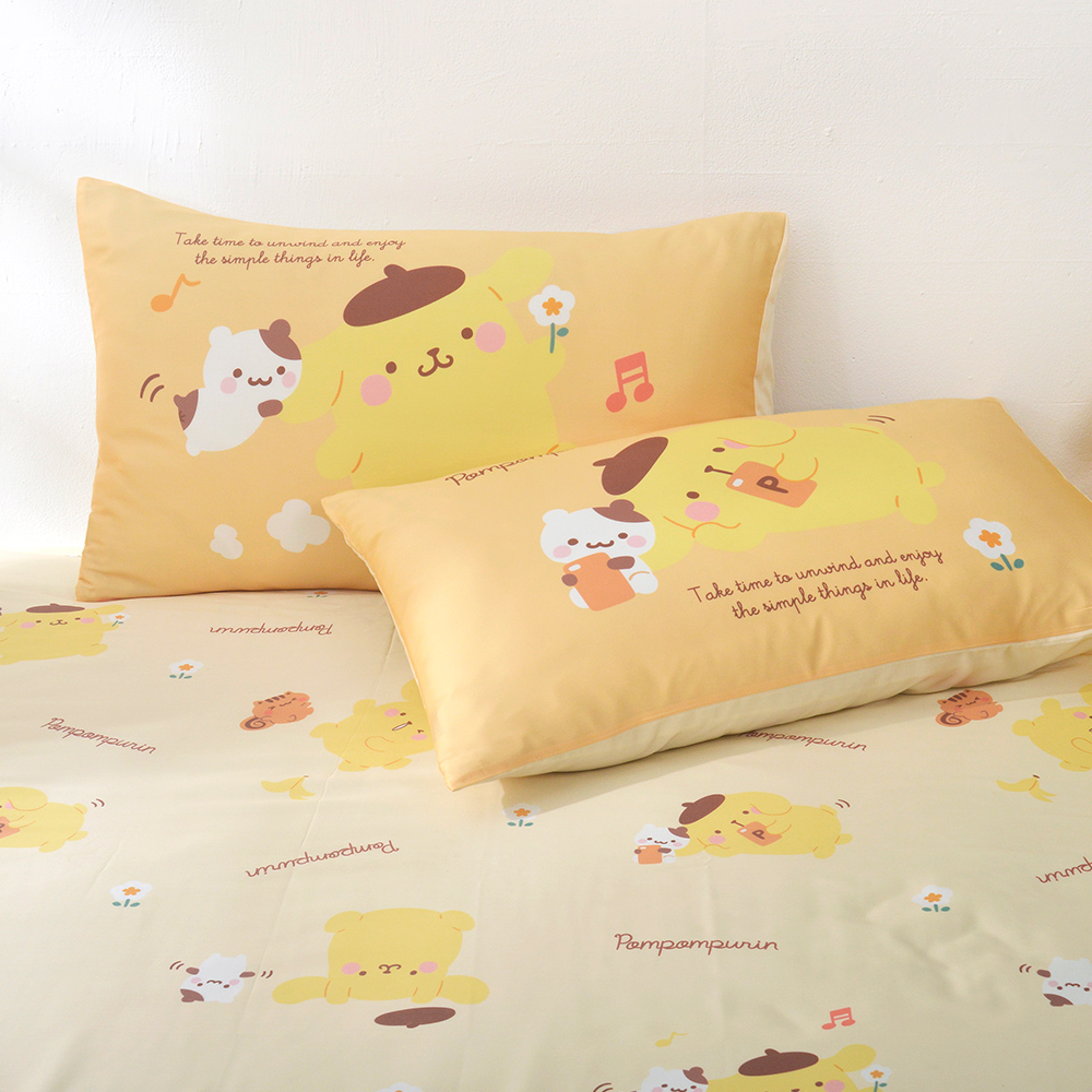 Sanrio-布丁狗好友時光 | 天絲信封枕套--2入