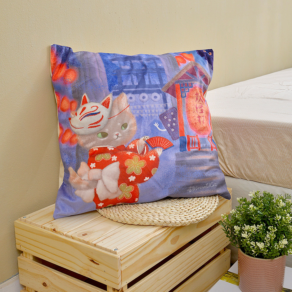 DreamfulCat妖怪月之森 | 麂皮靠墊 45*45CM