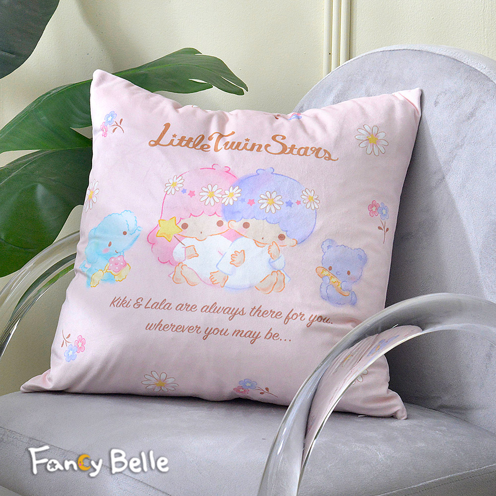 Sanrio-花漾雙星仙子 | 麂皮靠墊 45*45CM