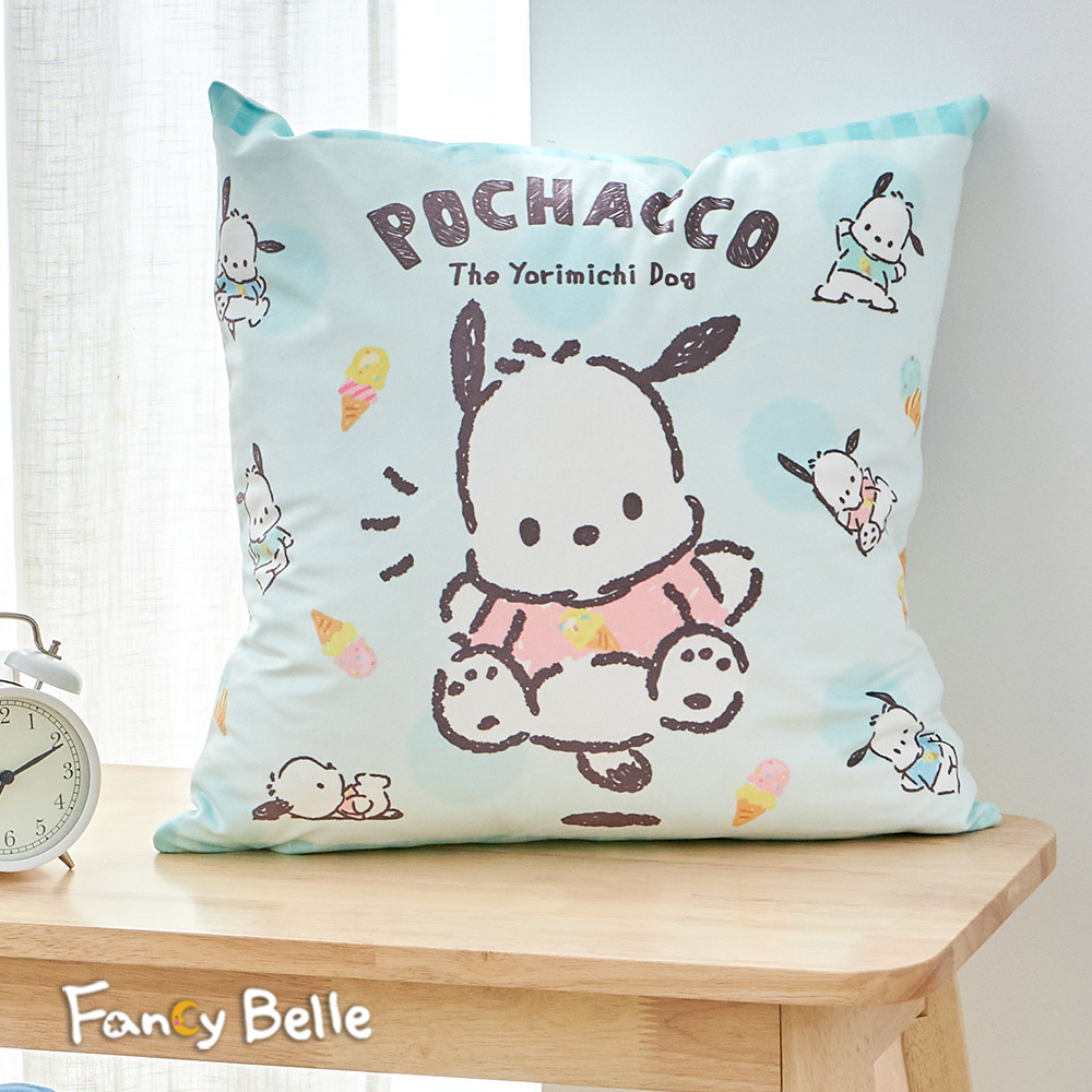 Sanrio-POCHACCO帕恰雪糕 | 麂皮靠墊 45*45CM