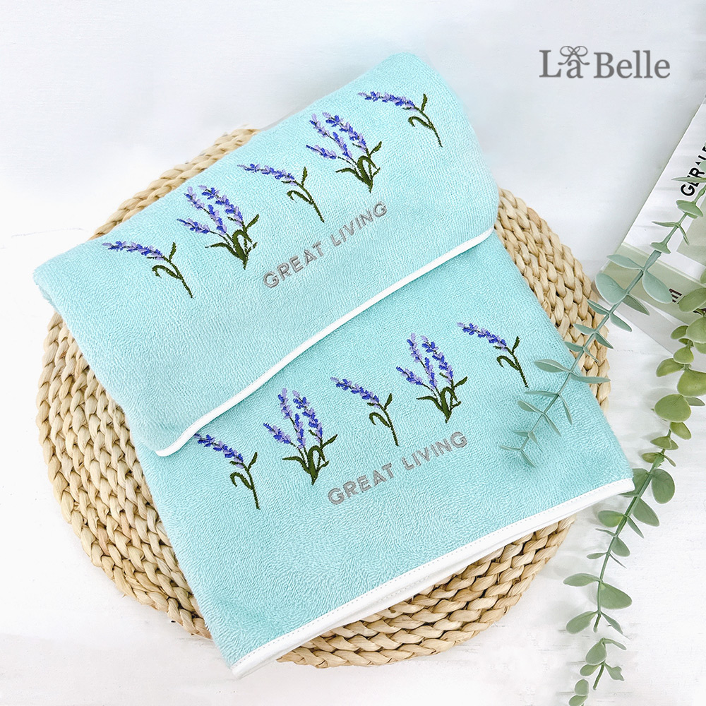 蘿莉亞 | 刺繡舒柔透氣枕巾2入(共四色)