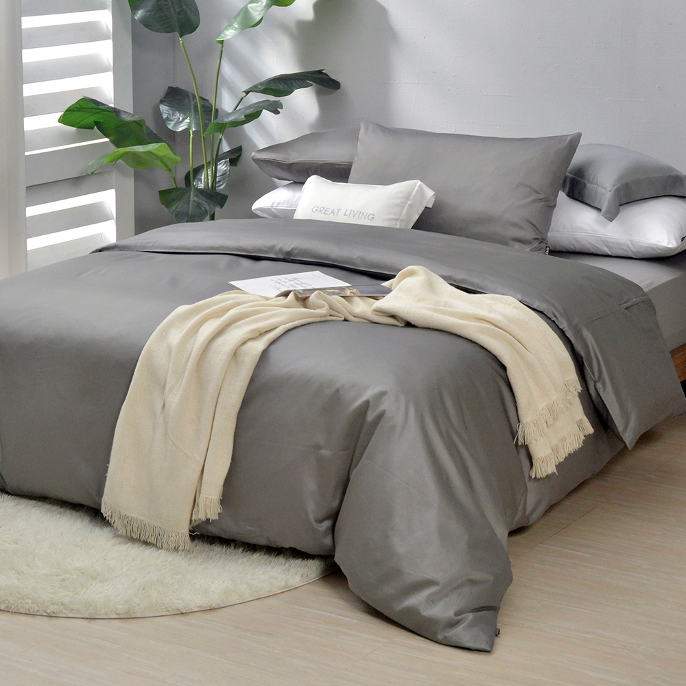 極簡純色 | 特大長絨細棉被套
