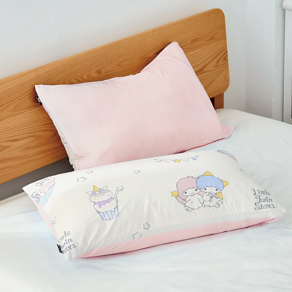 [超值組合] Sanrio-雙星仙子甜點星語 | ICECOOL眠綿冰涼感信封枕套--2入+洗衣袋