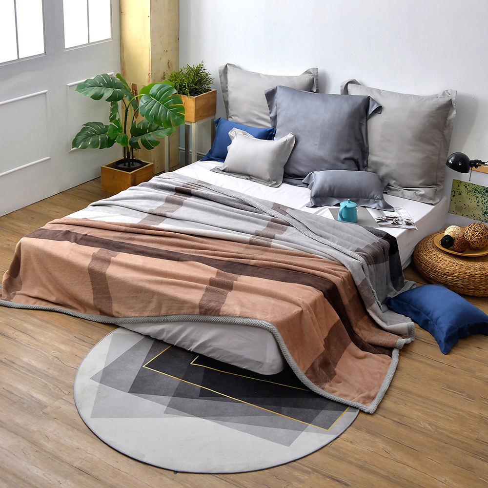 英國Abelia《英倫時尚》舒芙絨雙人加大毯200*230CM