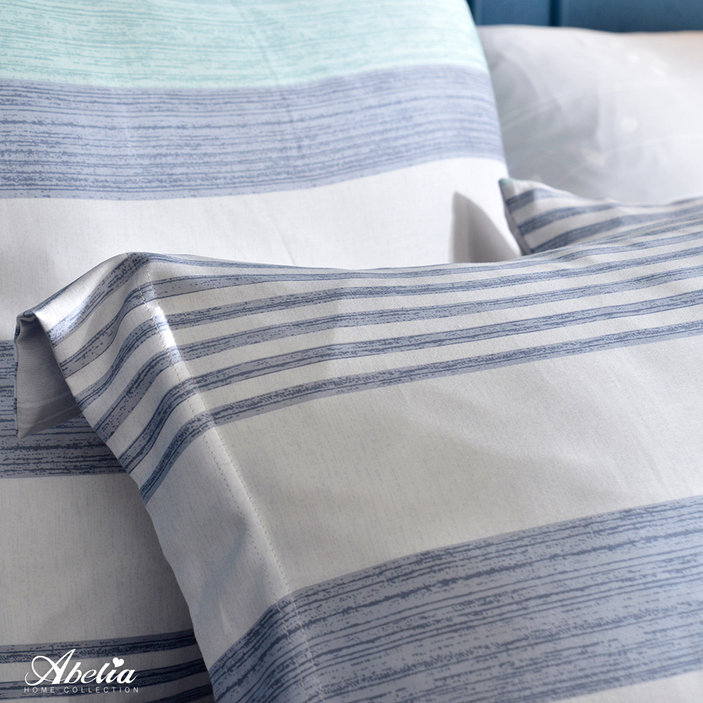 英國Abelia《居家生活》雙人天絲木漿四件式防蹣抗菌吸濕排汗兩用被床包組