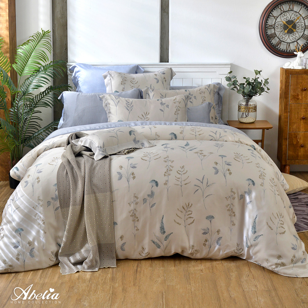 英國Abelia《和風煦煦》雙人天絲木漿四件式兩用被床包組
