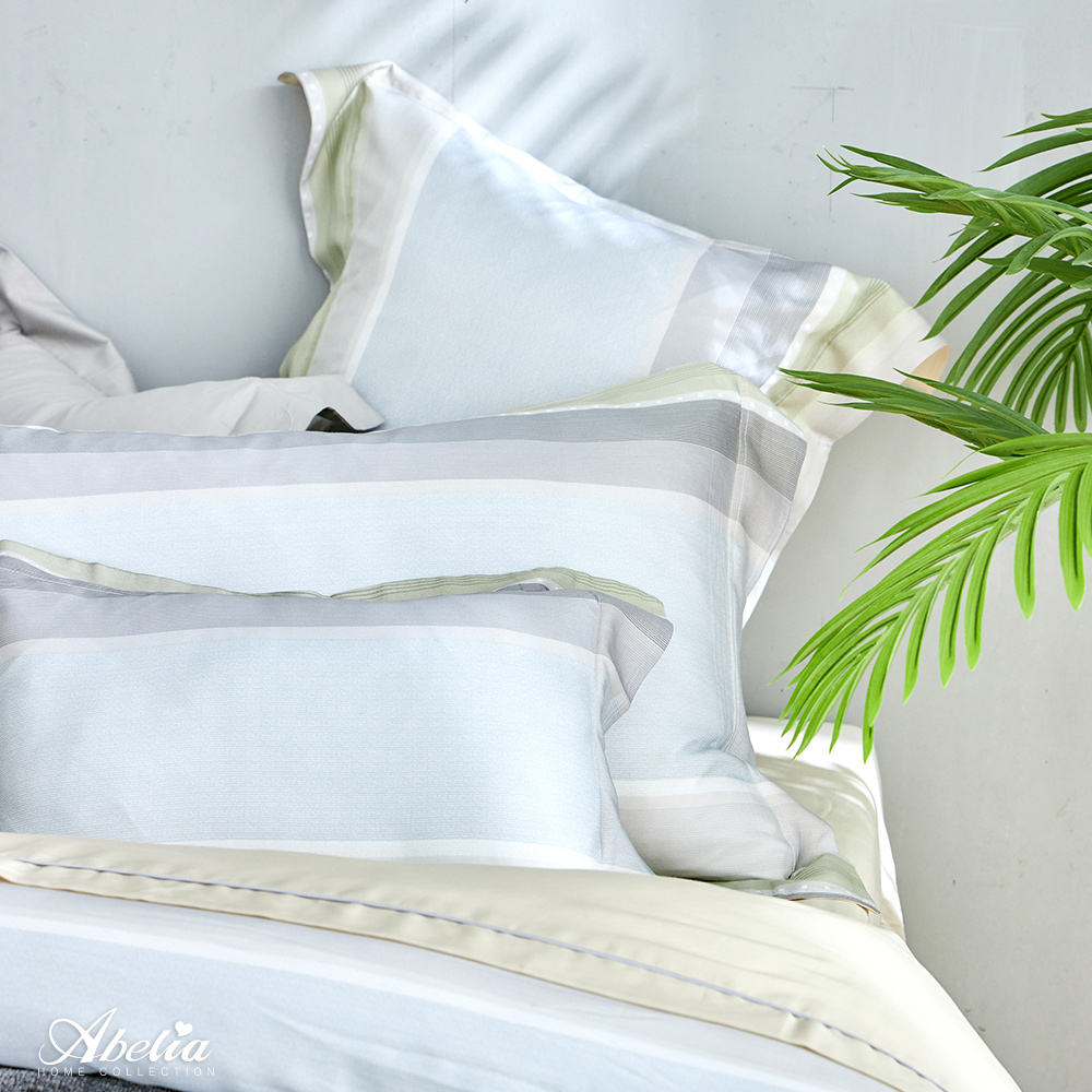 英國Abelia《斯柏格》雙人天絲木漿纖維四件式兩用被床包組