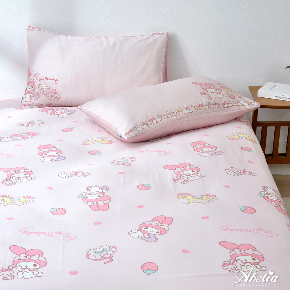 英國Abelia《Sanrio-My Melody》加大天絲床包枕套組