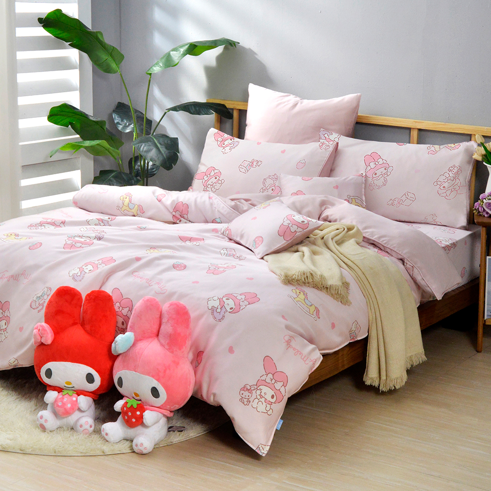 英國Abelia《Sanrio-My Melody》加大天絲床包枕套組