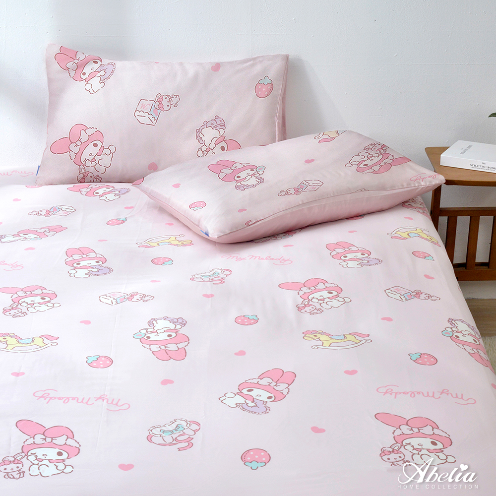 英國Abelia《Sanrio-My Melody》加大天絲床包枕套組