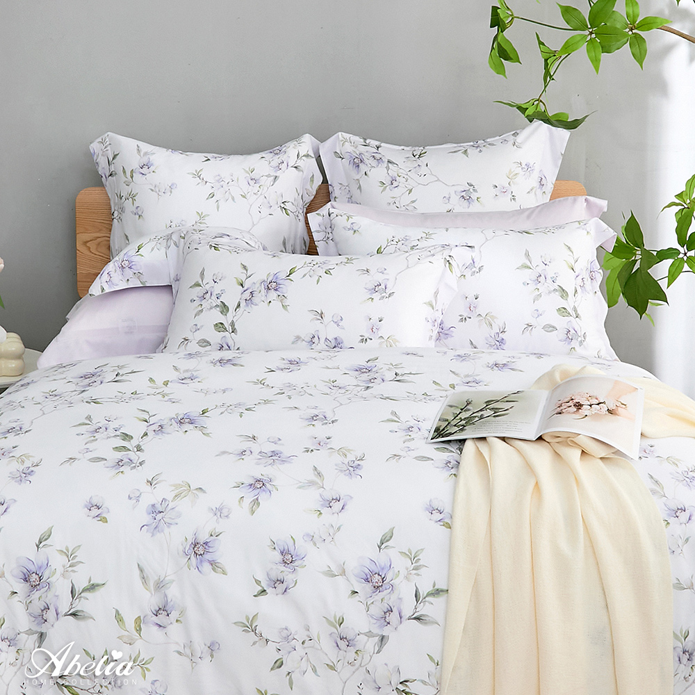 英國Abelia《清影悠夢》雙人天絲木漿纖維四件式兩用被床包組