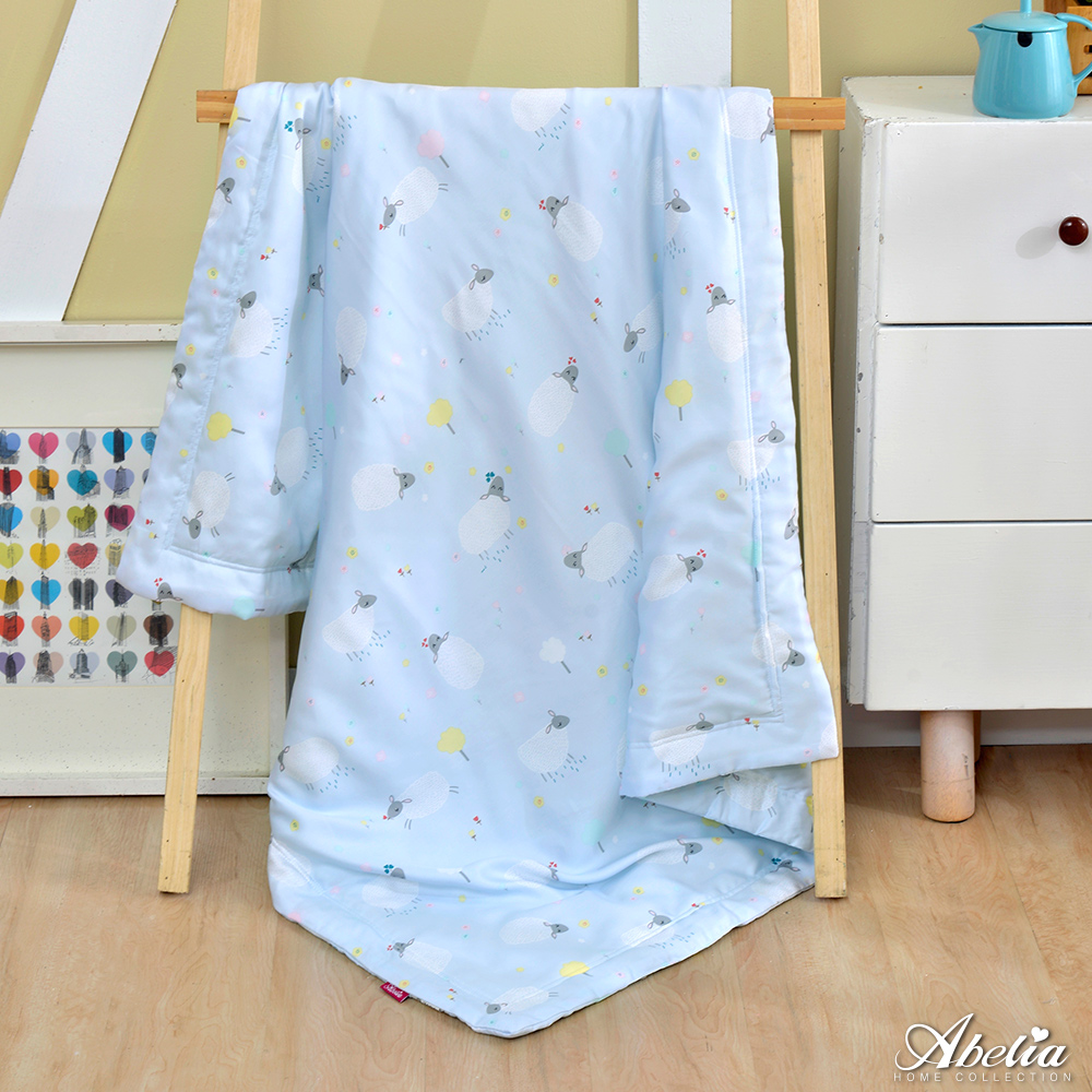 英國Abelia《咩咩小羊》天絲兒童抗菌涼被(105*120CM)