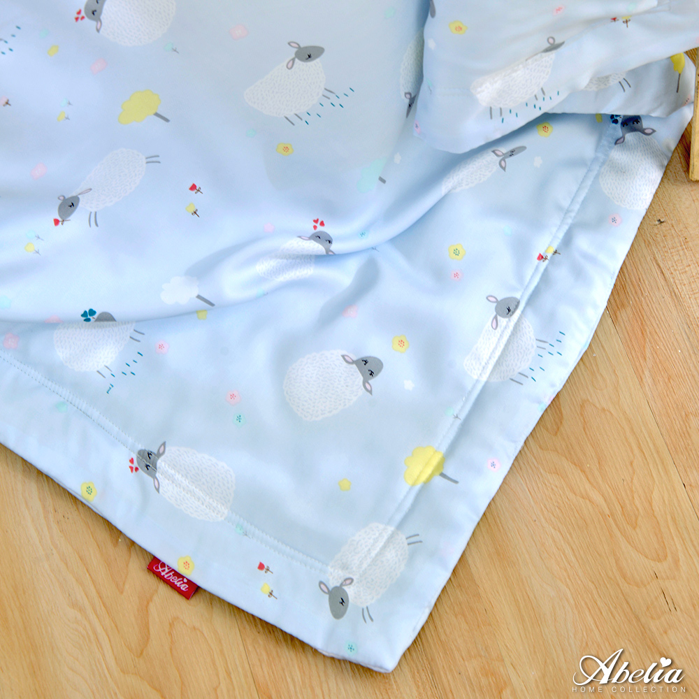 英國Abelia《咩咩小羊》天絲兒童抗菌涼被(105*120CM)