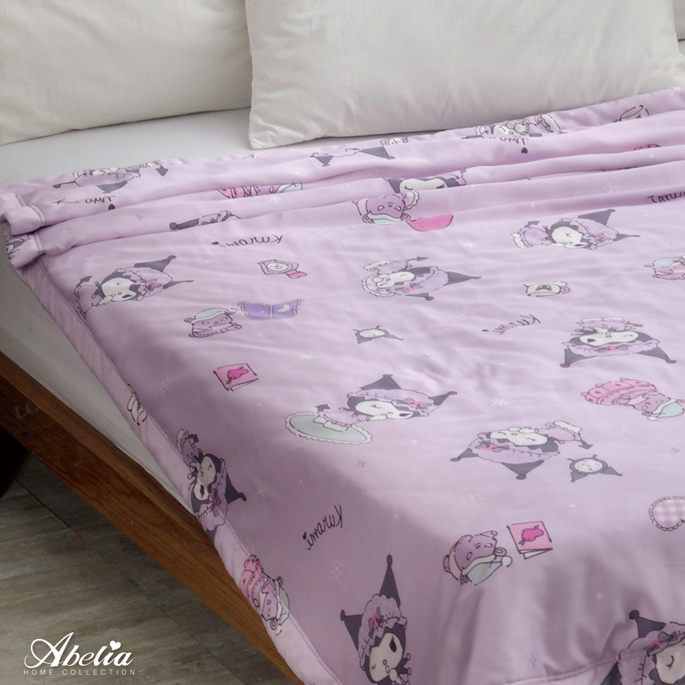英國Abelia《Sanrio-酷洛米睡衣派對》100%天絲抗菌涼被(5x6.5尺)