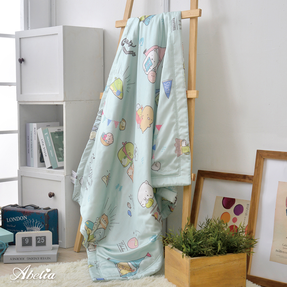英國Abelia X Sumikko gurashi《角落忙露營》天絲兒童抗菌涼被(105*120CM)