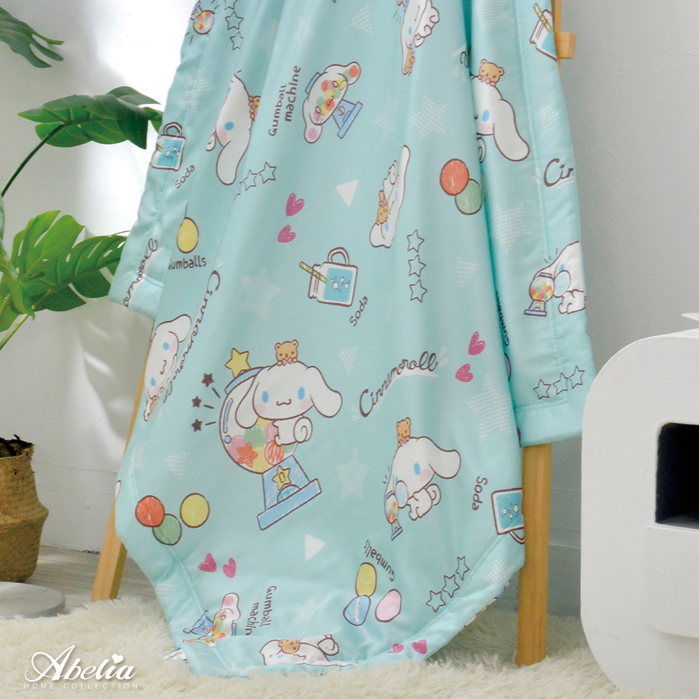 英國Abelia《Sanrio-扭扭蛋喜拿》天絲兒童抗菌涼被(105*120CM)