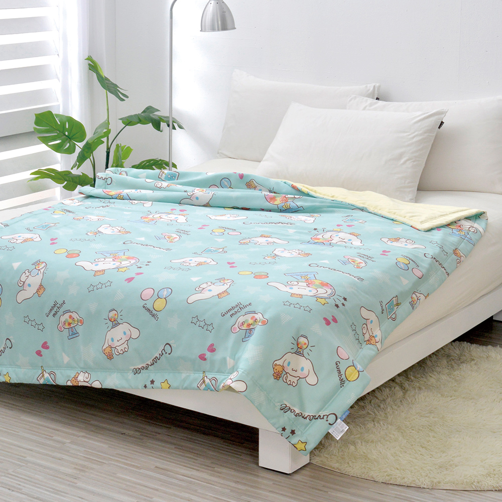 英國Abelia《Sanrio-扭扭蛋喜拿》100%天絲抗菌涼被(5x6.5尺)