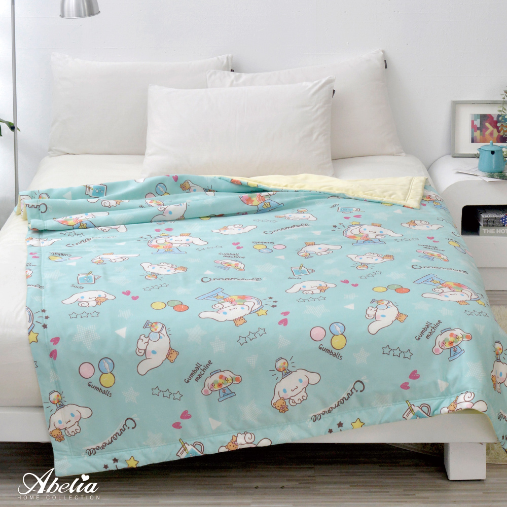 英國Abelia《Sanrio-扭扭蛋喜拿》100%天絲抗菌涼被(5x6.5尺)