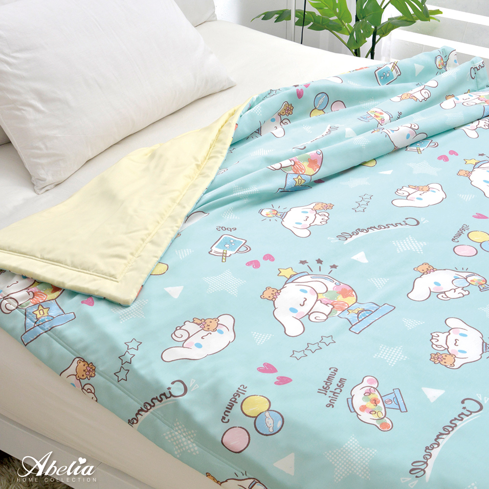 英國Abelia《Sanrio-扭扭蛋喜拿》100%天絲抗菌涼被(5x6.5尺)