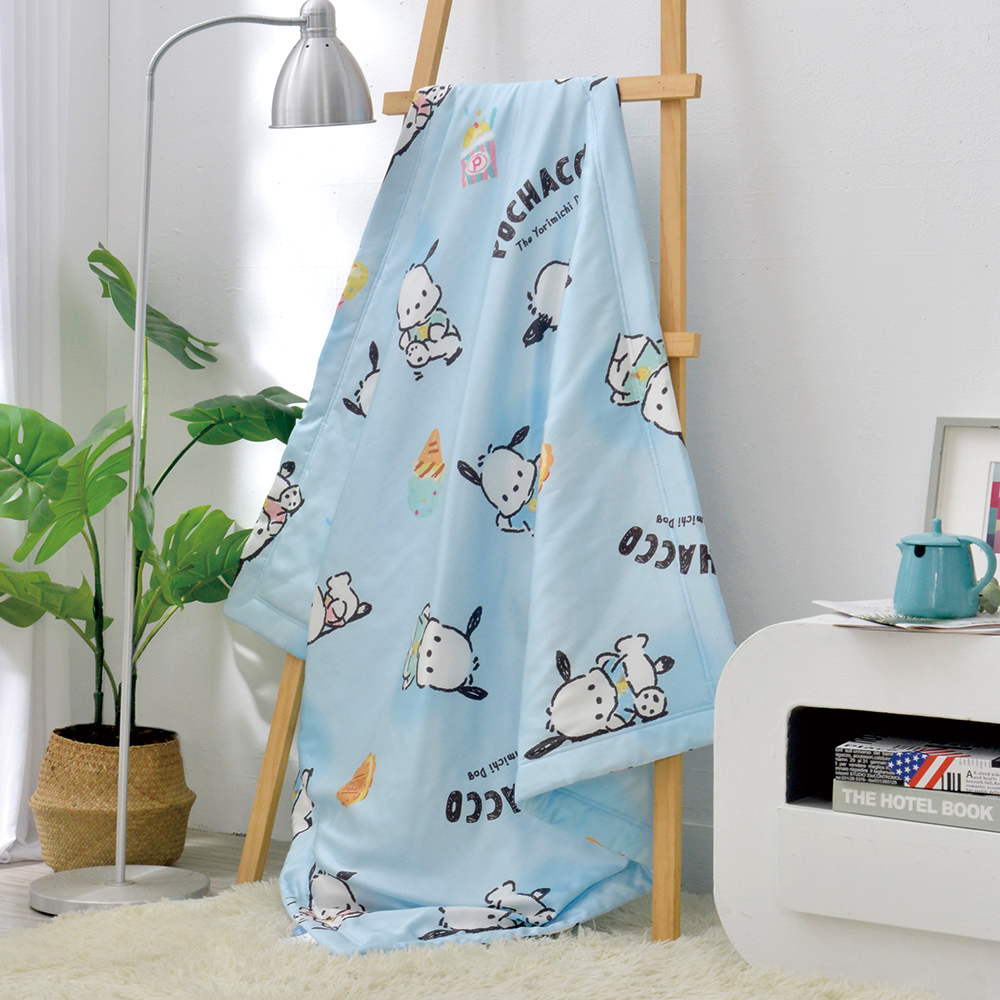 英國Abelia《Sanrio-POCHACCO帕恰雪糕》天絲兒童抗菌涼被(105*120CM)