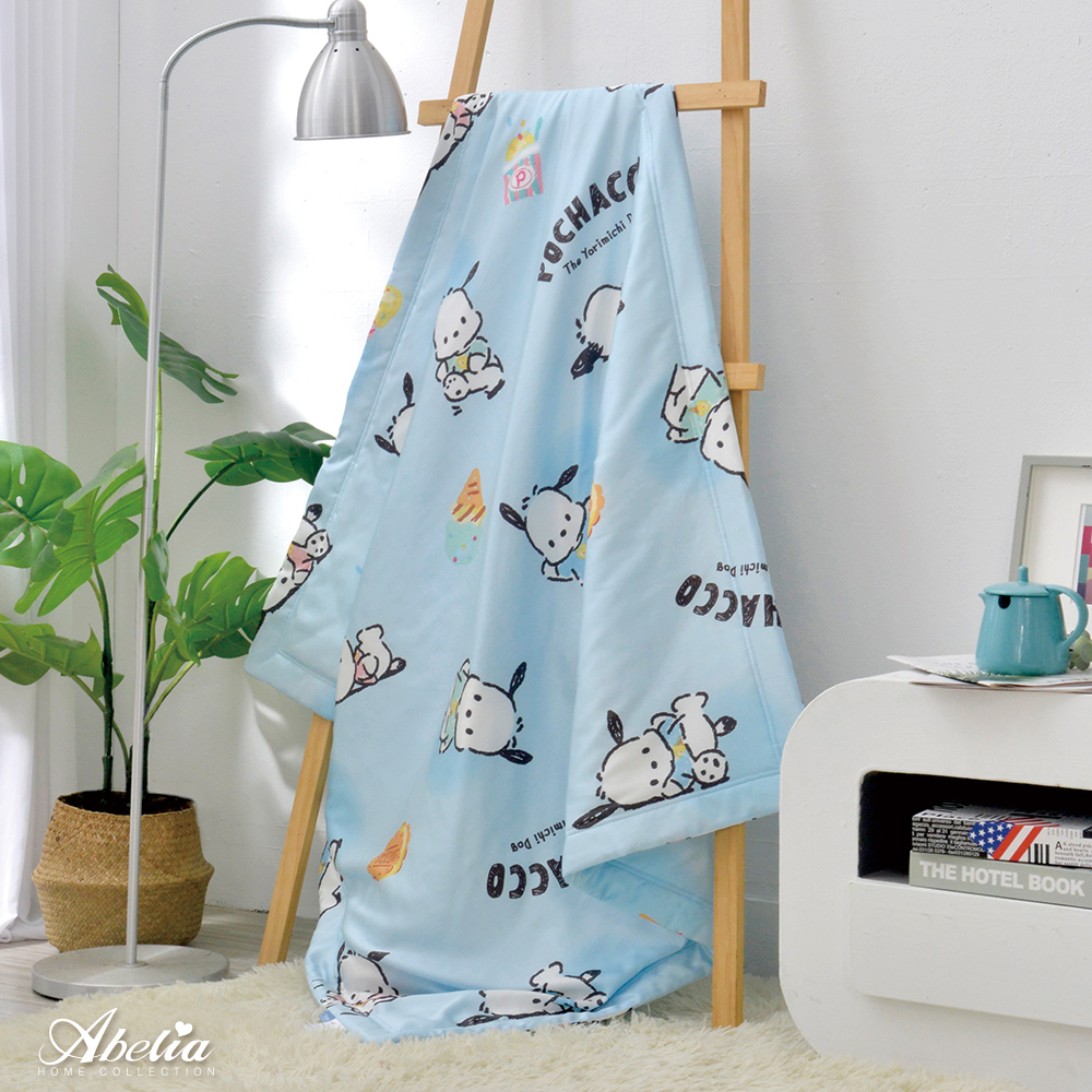 英國Abelia《Sanrio-POCHACCO帕恰雪糕》天絲兒童抗菌涼被(105*120CM)