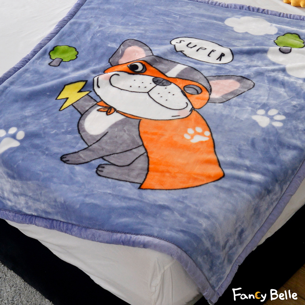 義大利Fancy Belle《閃電法鬥》雙層雪芙絨兒童厚毯105*130CM