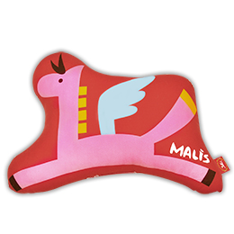 義大利Fancy Belle X Malis 數位造型抱枕 42*31CM-小飛馬