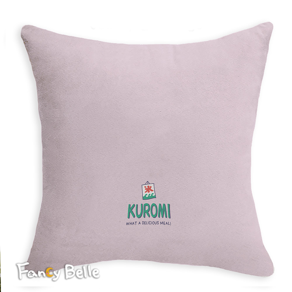 義大利Fancy Belle《Sanrio-KUROMI冰果室》麂皮靠墊 45*45CM