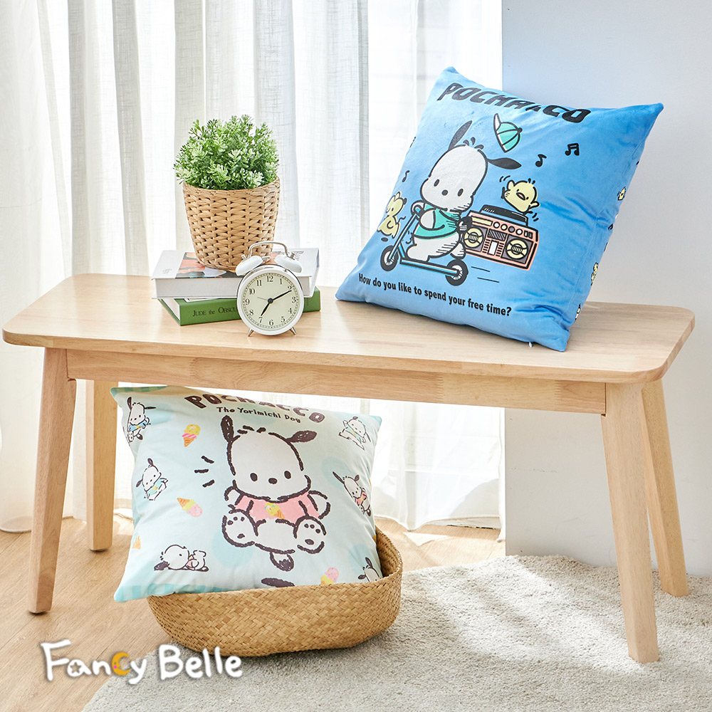 義大利Fancy Belle《Sanrio-POCHACCO街頭潮流》麂皮靠墊 45*45CM