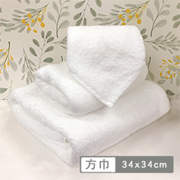 義大利La Belle 300支棉花糖系列長絨棉方巾(34*34CM)
