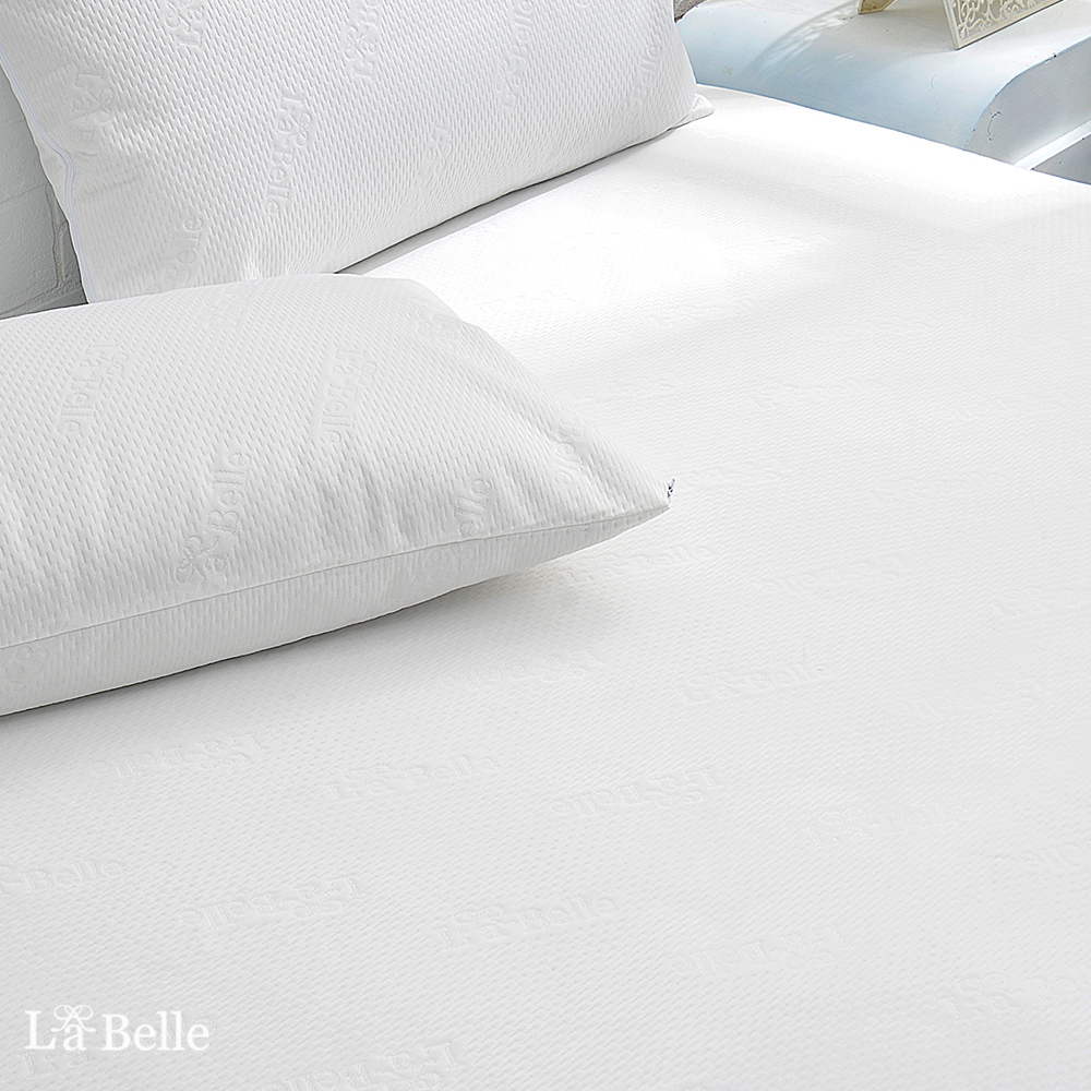 義大利La Belle《時尚典藏》加大防蹣抗菌透氣防水包覆式保潔墊