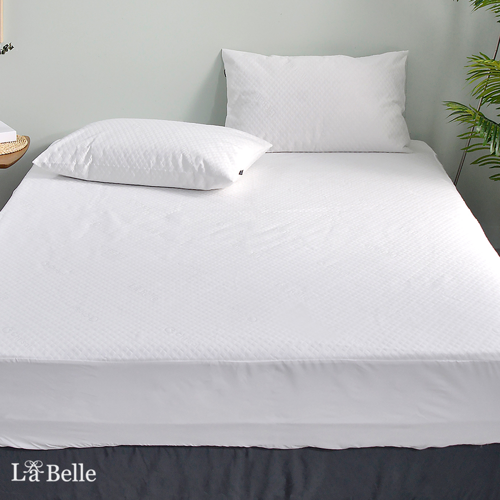 義大利La Belle《尊爵典藏》Chrisal活性益生菌防蟎抗敏透氣防水包覆式保潔墊--雙人