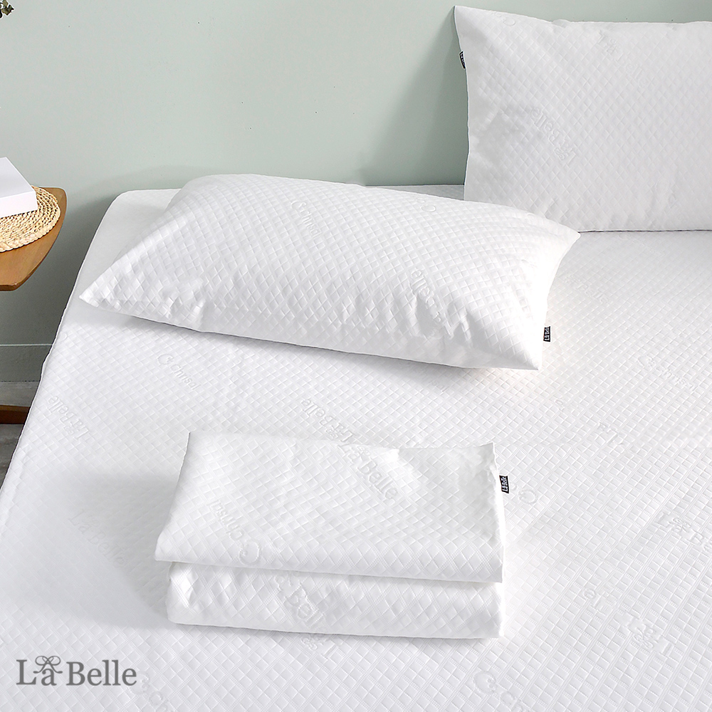 義大利La Belle《尊爵典藏》Chrisal活性益生菌防蟎抗敏透氣防水包覆式保潔墊--雙人