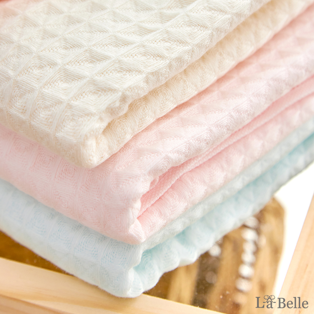 義大利La Belle 華夫格純棉系列毛巾 (75x34cm)共三色