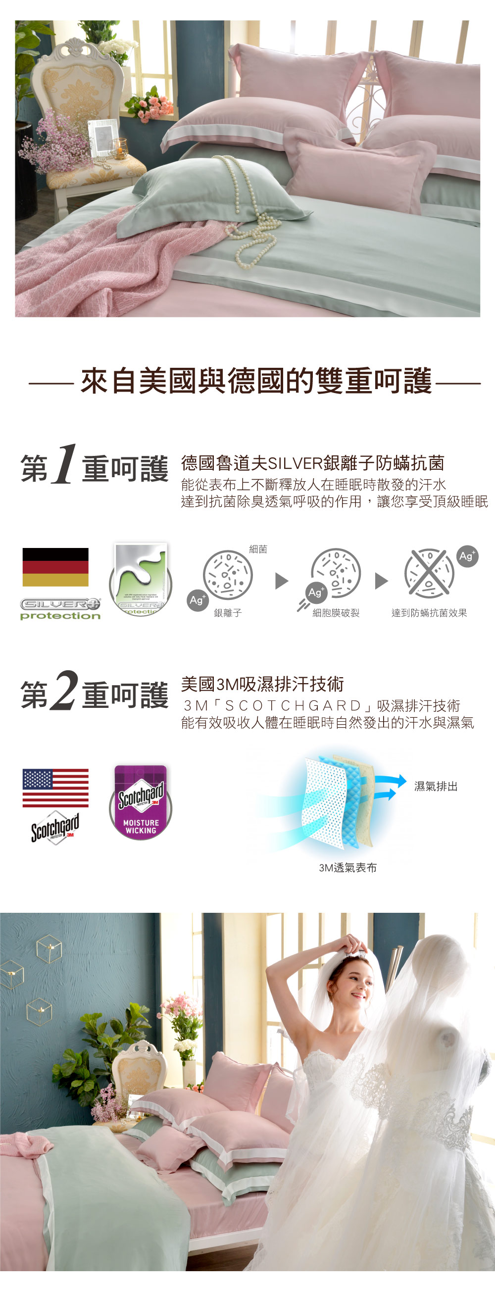 兩用被,Labelle,抗菌