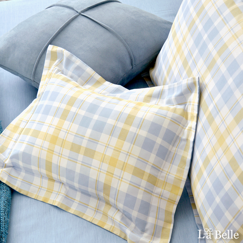 義大利La Belle《青春學院》加大純棉四件式防蹣抗菌吸濕排汗兩用被床包組