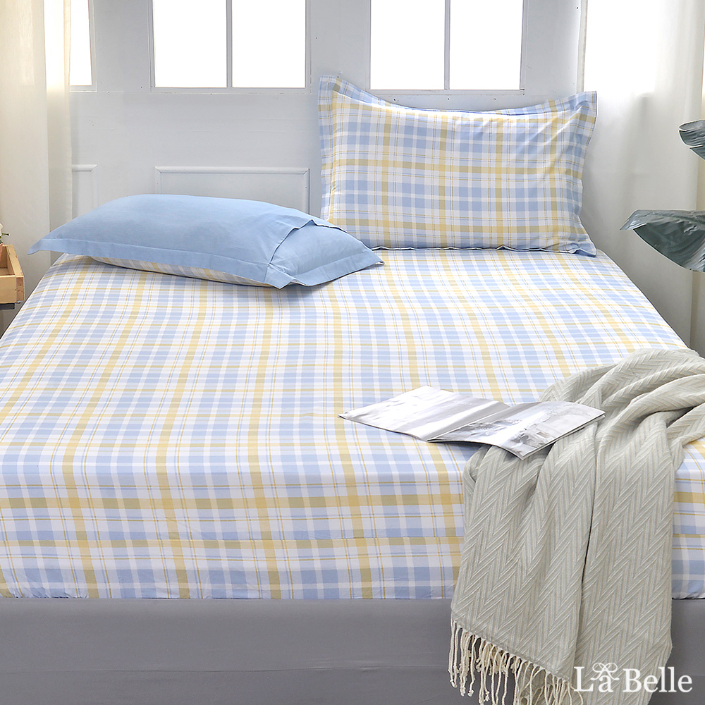 義大利La Belle《青春學院》雙人純棉床包枕套組