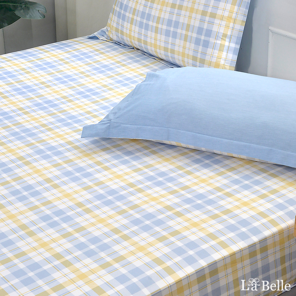 義大利La Belle《青春學院》雙人純棉床包枕套組