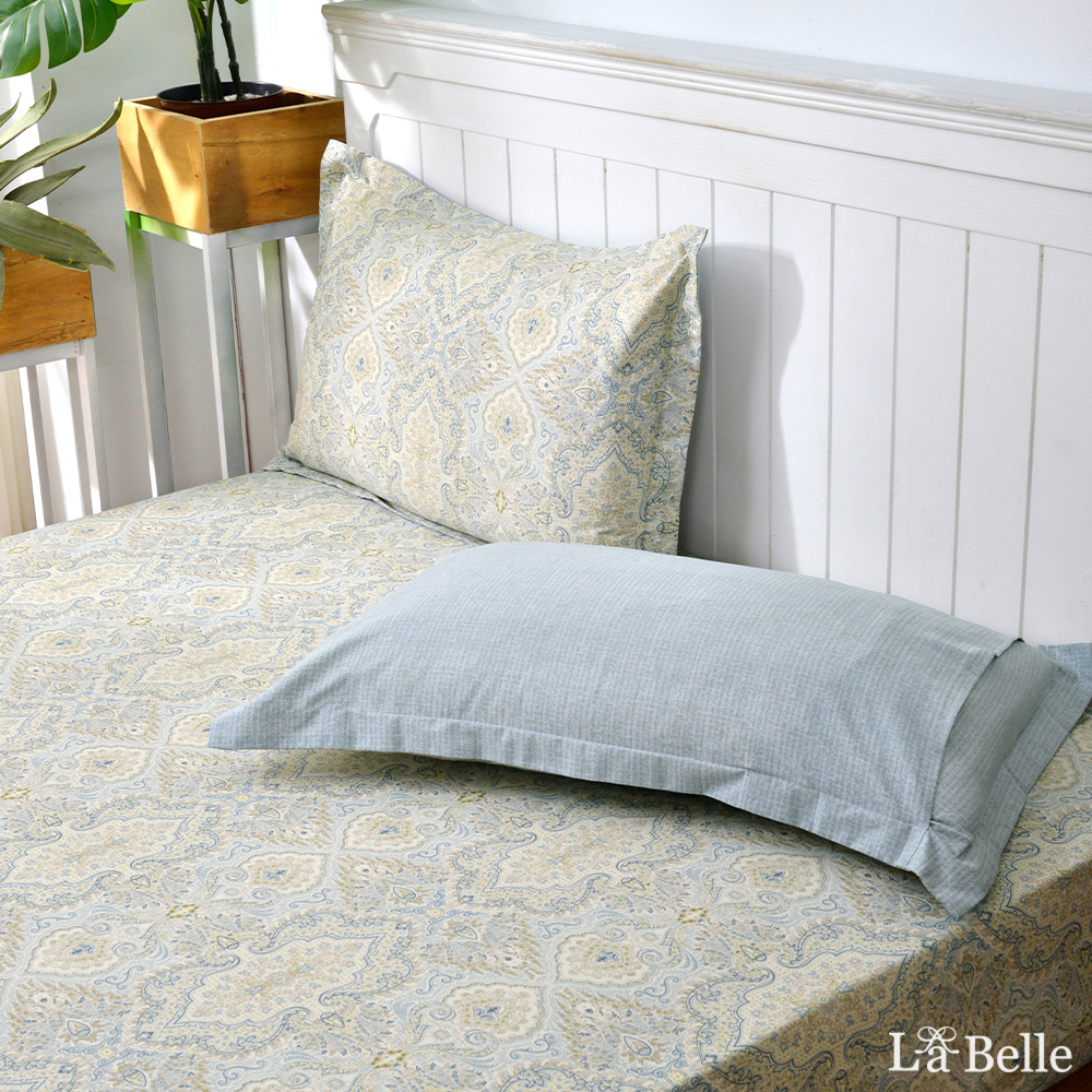 義大利La Belle《米歐之歌》單人純棉床包枕套組