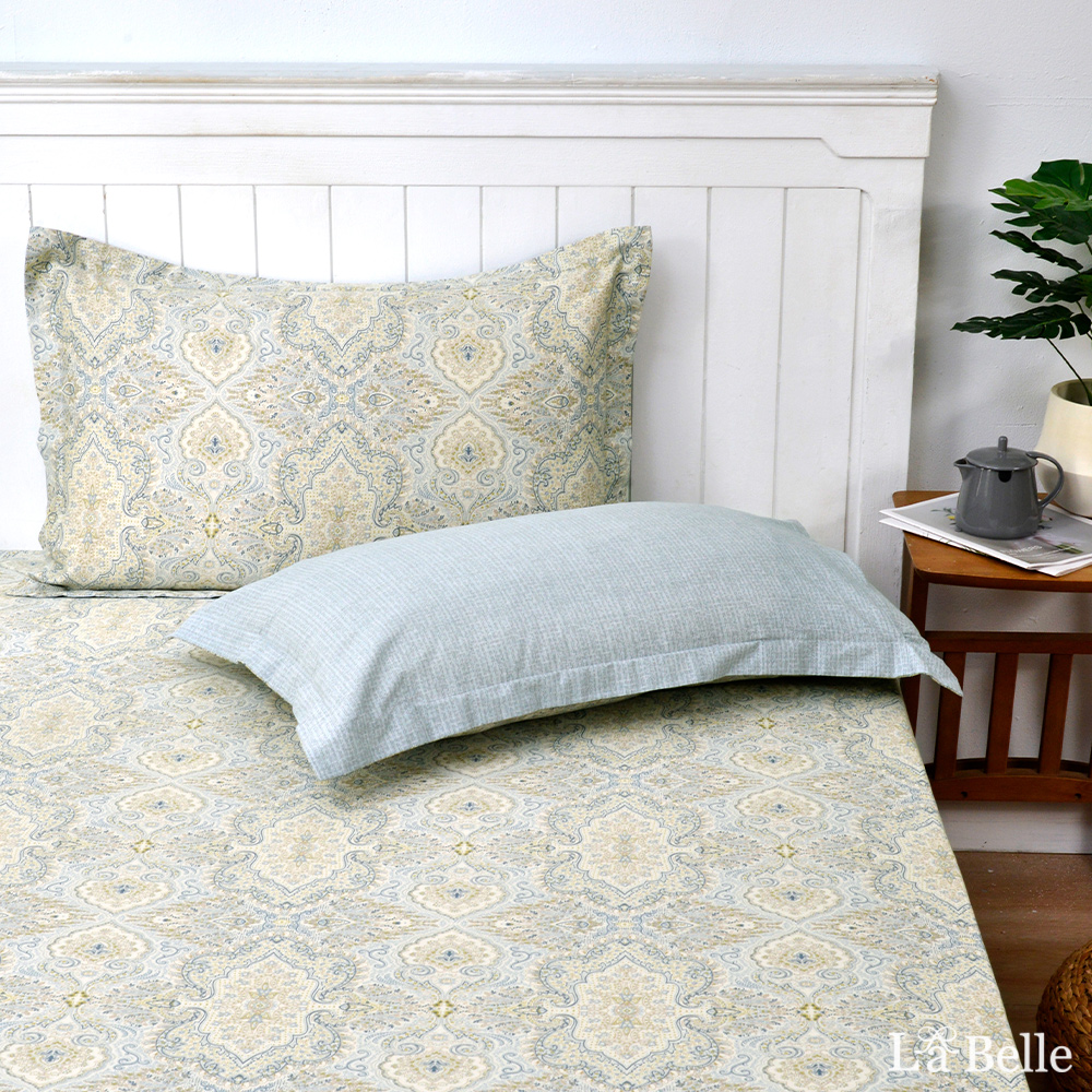 義大利La Belle《米歐之歌》單人純棉床包枕套組