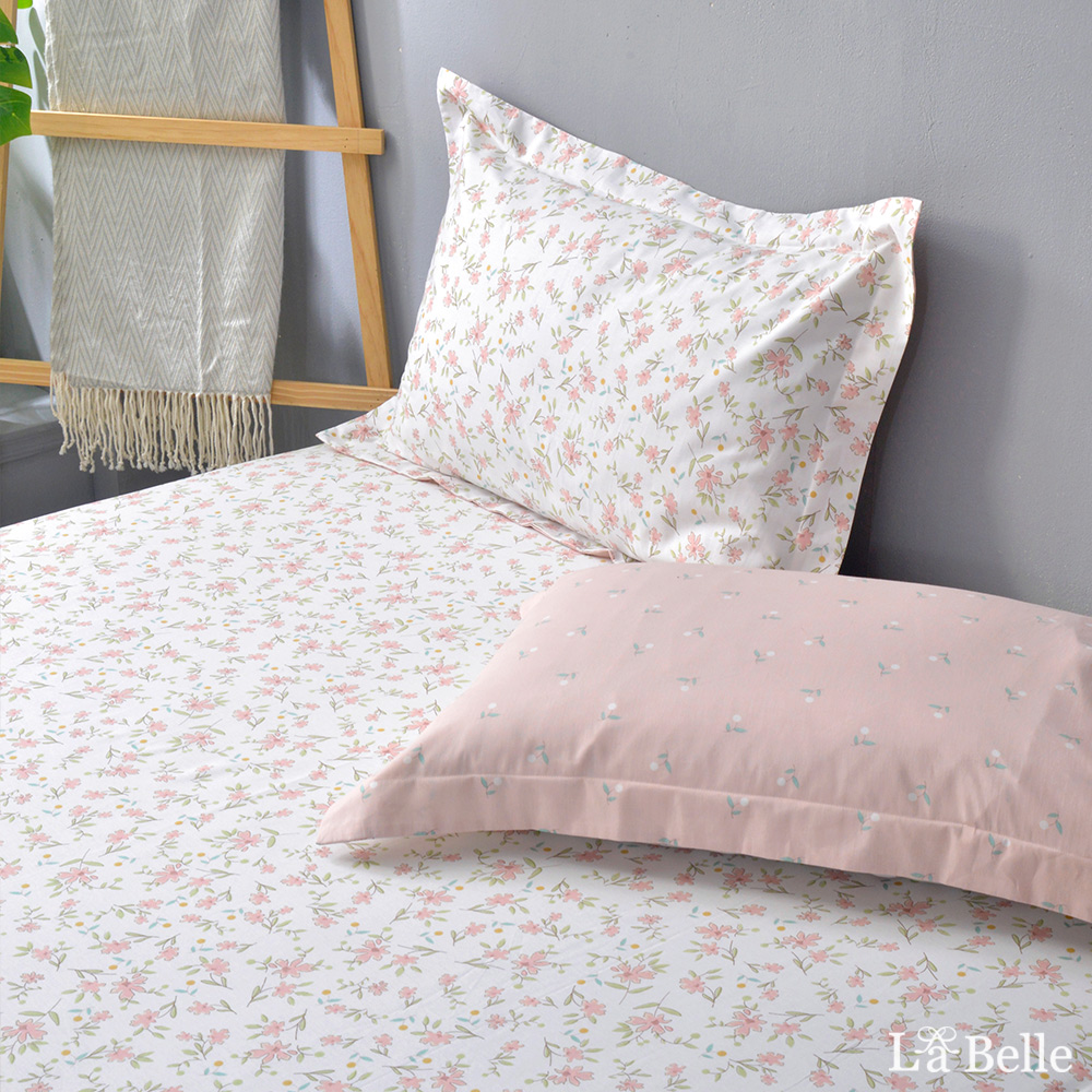 義大利La Belle《胭脂點點》加大純棉床包枕套組