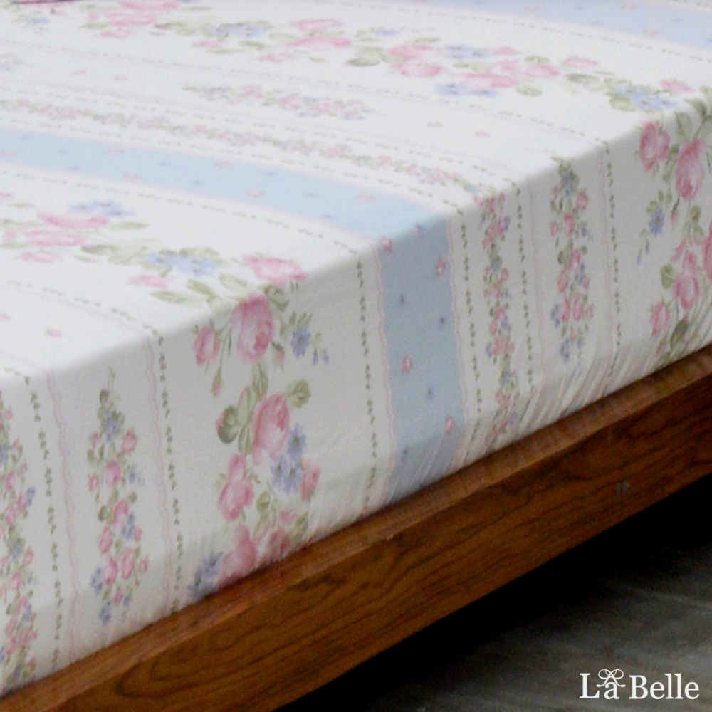 義大利La Belle《南藍繫語》雙人純棉床包枕套組