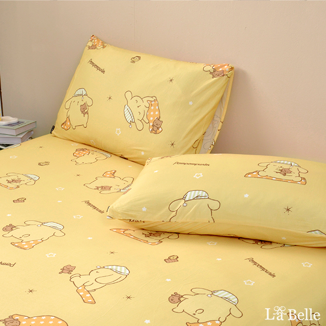 義大利La Belle《Sanrio-布丁狗唔唔睏zZ》海島針織信封枕套--2入