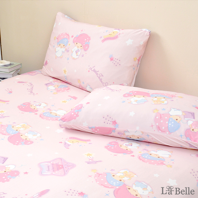 義大利La Belle《Sanrio-雙星仙子甜美夢境》海島針織信封枕套--2入