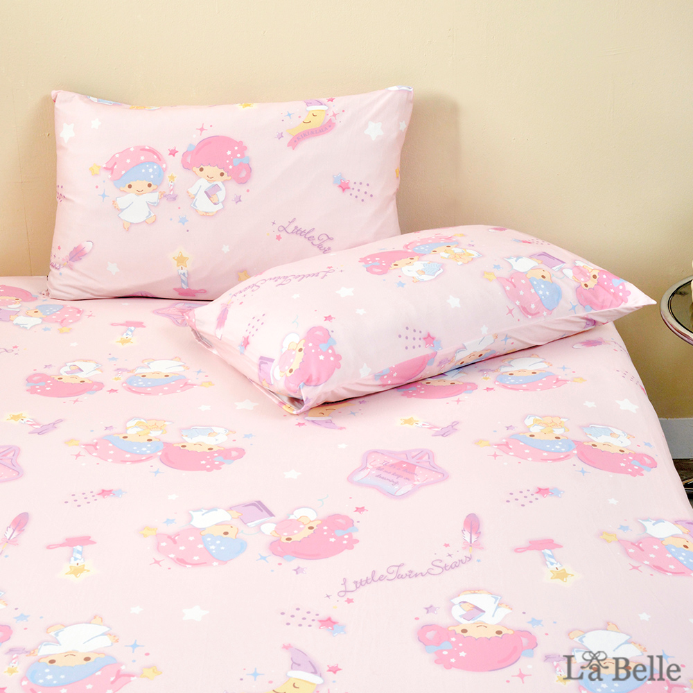 義大利La Belle《Sanrio-雙星仙子甜美夢境》海島針織信封枕套--2入