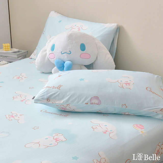 義大利La Belle《Sanrio-軟萌大耳狗喜拿》海島針織信封枕套--2入