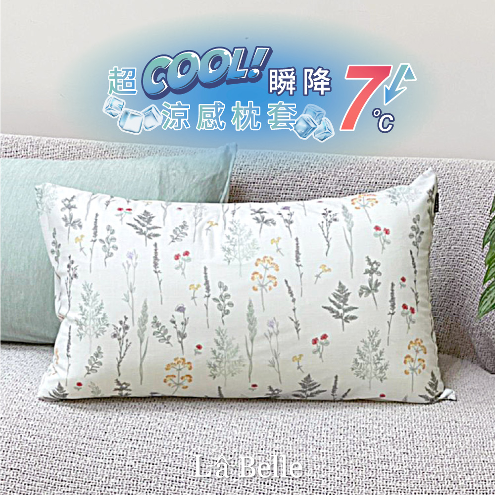 義大利La Belle《莎維娜》超COOL超涼感信封枕套--2入