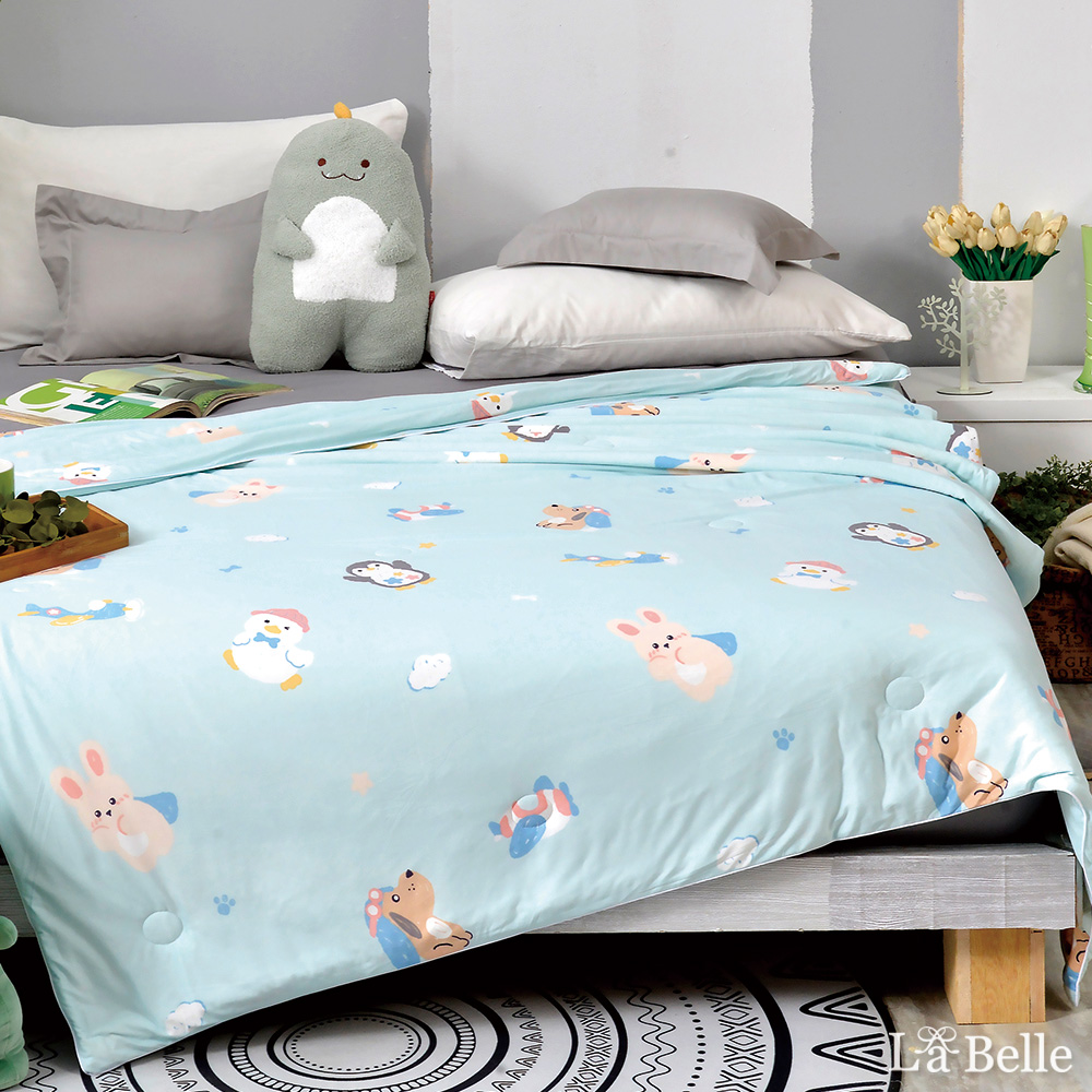 義大利La Belle《歡樂飛行日記》海島針織棉抗菌涼被5*6尺