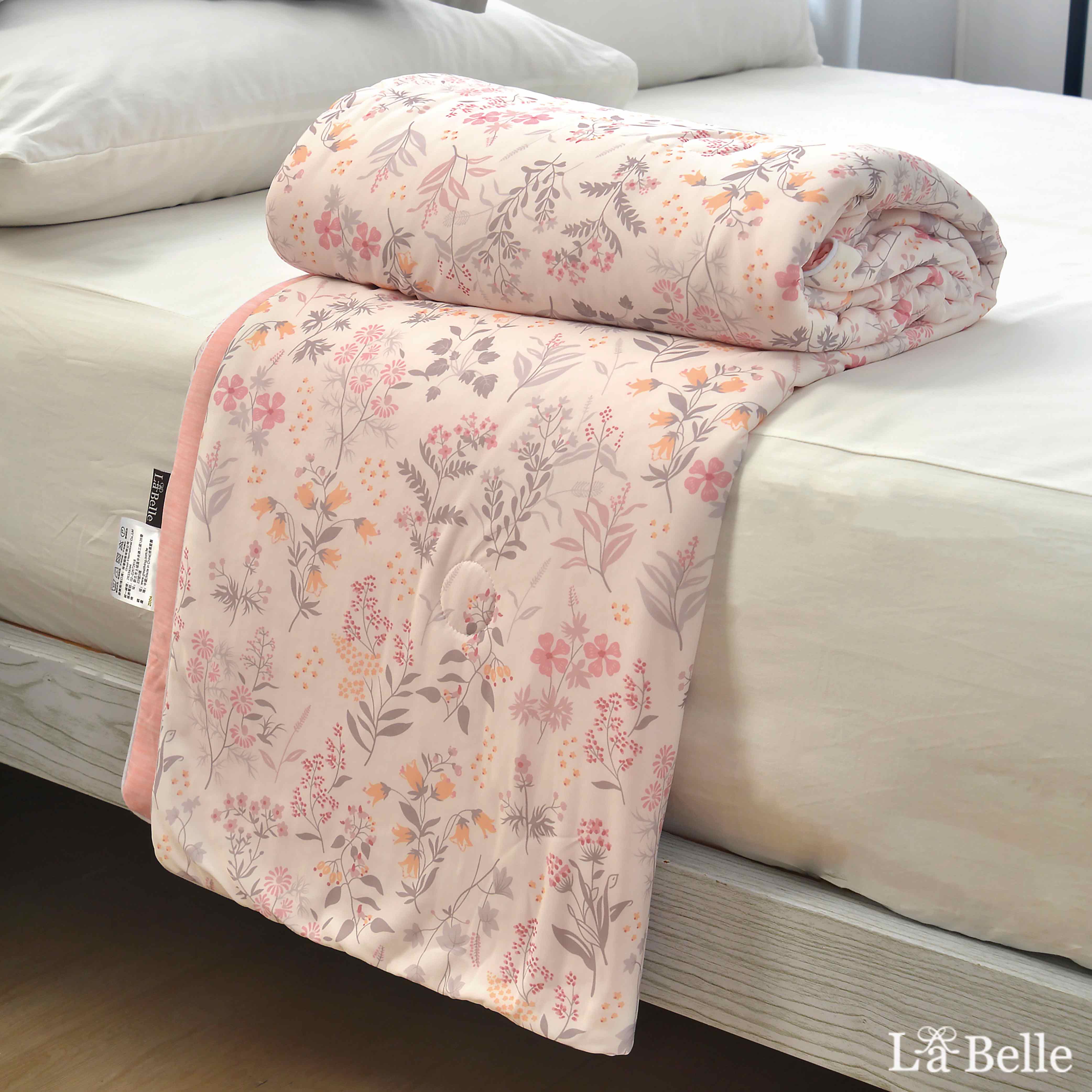 義大利La Belle《穗花粉語》超COOL超涼感蠶絲蛋白抗菌雙人涼被(180*205CM)